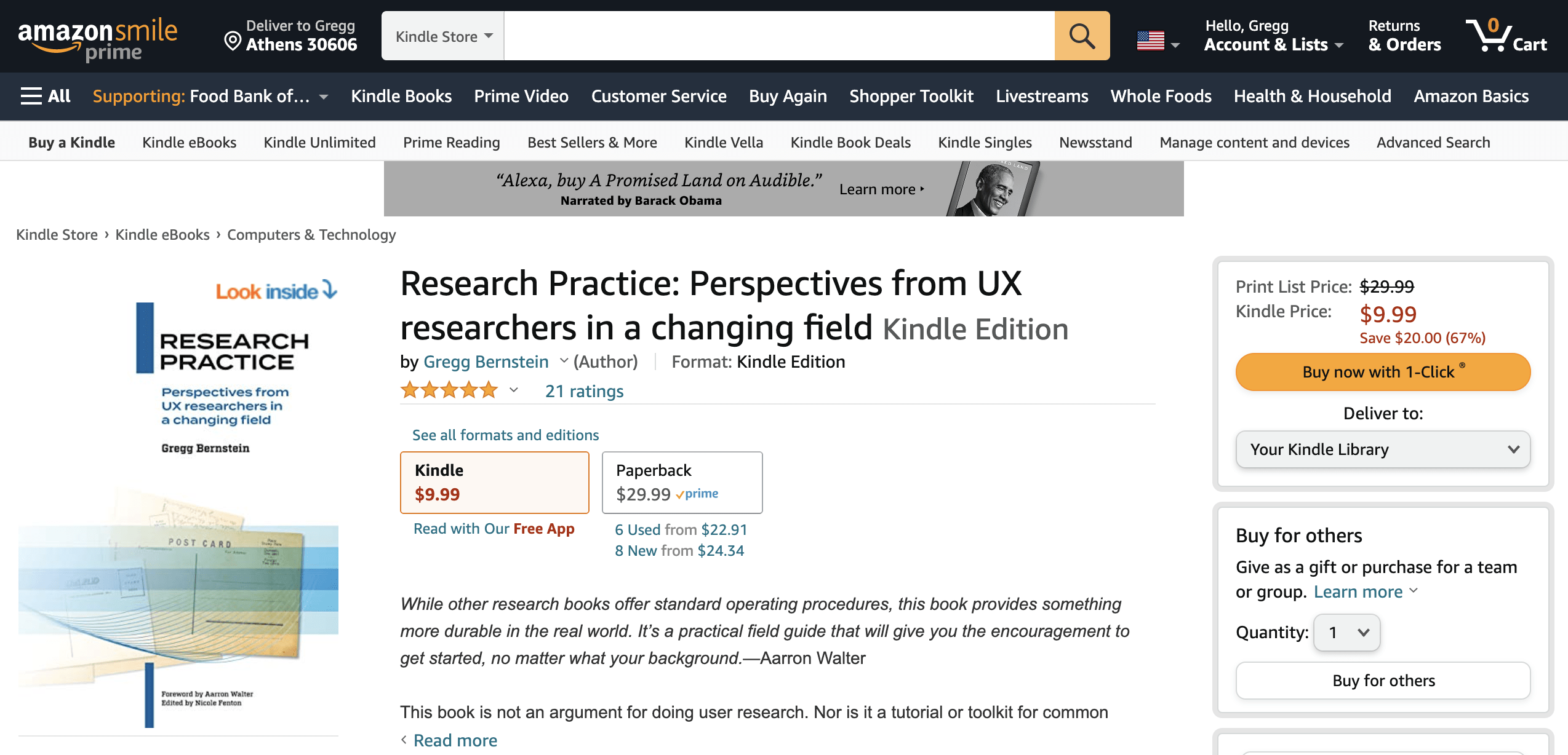 Research Practice on Amazon